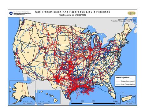 Pipelines In The Us Map Map