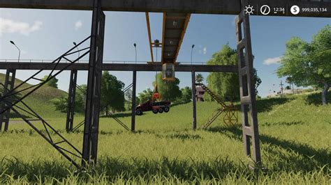 Fs19 Working Rail Crane V10 Farming Simulator 17 Mod Fs 2017 Mod