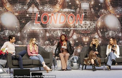 Lauren Pope Leads The Glamour At Beautycon In London Daily Mail Online