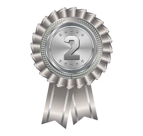 Silver Ribbon 2nd Place Silver Medal Clip Art Clip Art Library