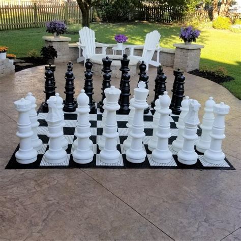Giant Chess Set Houston Party Rental Inc Spring Tx