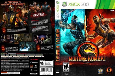 Mortal Kombat Xbox 360 Game Covers 300dpi Ntsc Us X360 Front Mk