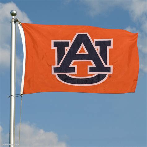 Auburn University Embroidered And Appliqued Nylon Flag