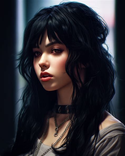 Black Haired Beauty By Seraphim Ai On Deviantart