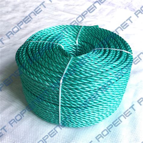100 Polypropylene Twisted Pp Danline Rope China 3 Strands Pp Danline