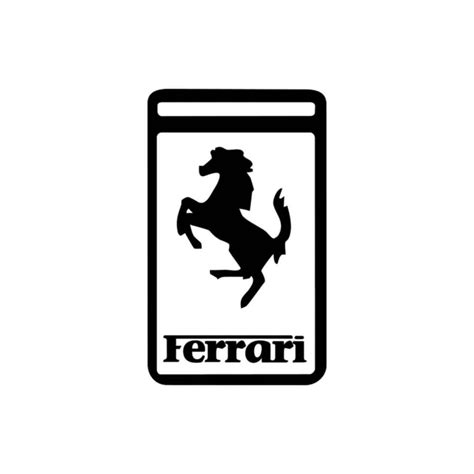 Ferrari Logo Sf Vinyl Decal Sticker
