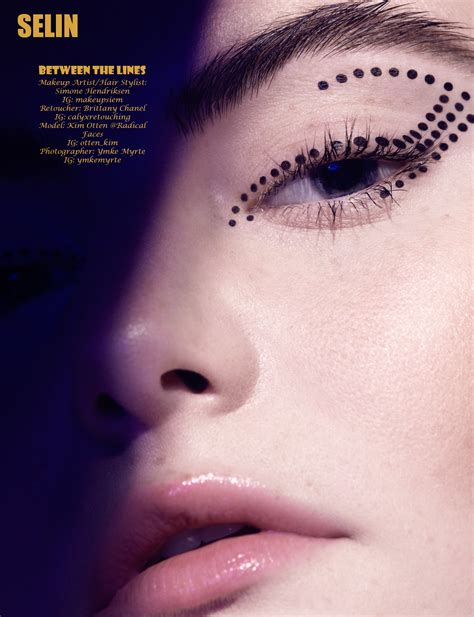 Beauty Editorial Between The Lines — Ymke Myrte Photography Beauty