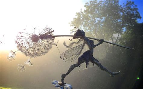 These Fantasy Wire Sculptures By Robin Wight Are From A Fairy World
