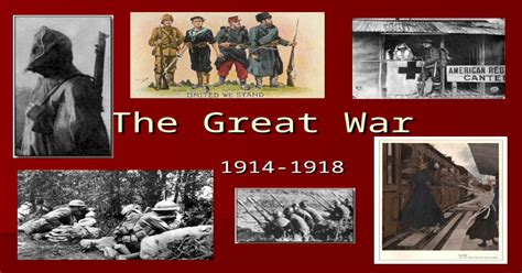 The Great War 1914 1918 1914 1918 Long Term Causes Long Term Causes