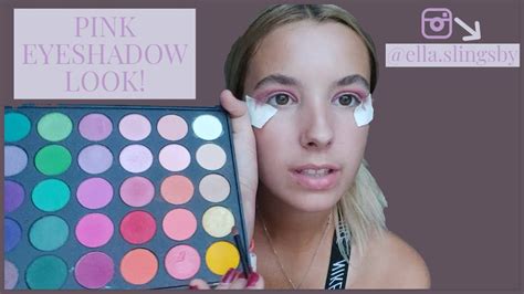 Pink Eyeshadow Look Morphe Palette Youtube