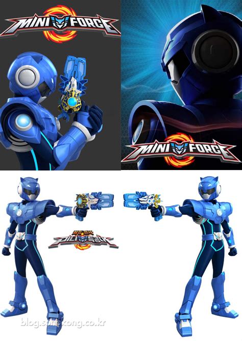 Blue Miniforce Rangers Power Rangers Ranger Superhero