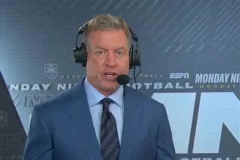 Troy Aikman Condemns His Dresses Comments Over Penalty