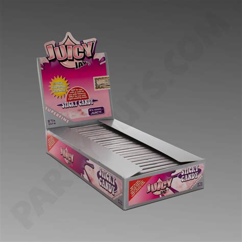 juicy jay s 1 1 4 sticky candy superfine flavored papers