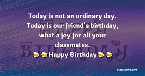 110 Cool Birthday Wishes For Classmate Birthday Images