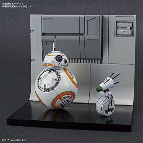 Bandai Hobby Star Wars Model Kit 112 Bb 8 And D 0 Diorama Set Multi
