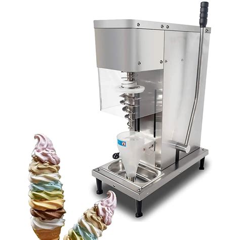 Techtongda Fruit Ice Cream Mixer Machine Frozen Yogurt Blender Frozen