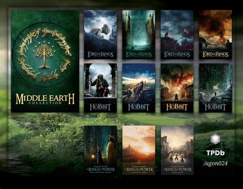 Middle Earth Collection Including Animated Films Two Versions R