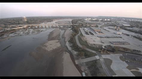 Downtown Tulsa Arkansas River Aerial Look Youtube