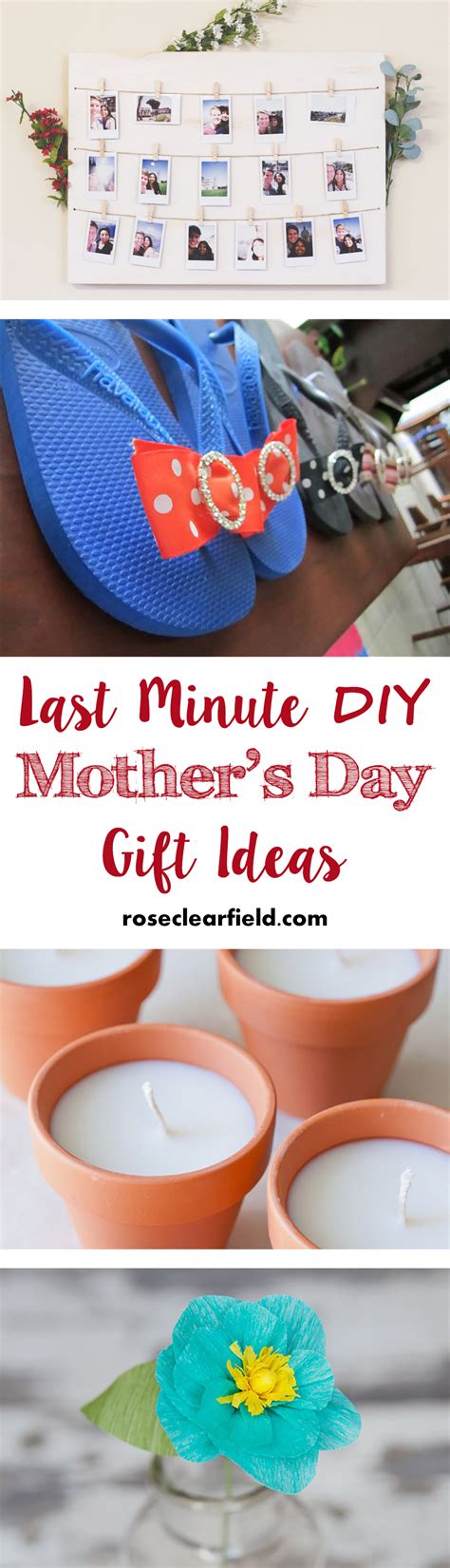 Find and book more experiences in our wonderful collection to help create memorable moments. Last-Minute DIY Mother's Day Gift Ideas • Rose Clearfield