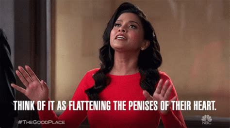 Think Of It As Flattening The Penises Of Their Heart Jameela Jamil Gif