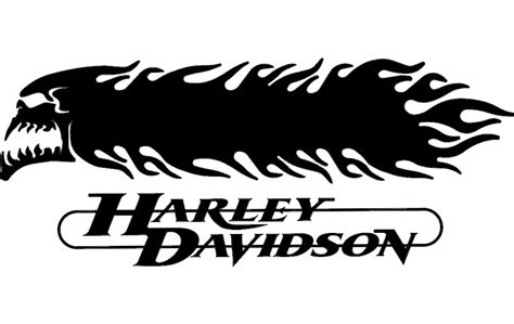 Harley Davidson Skull And Flames 3d Dxf File Free Download