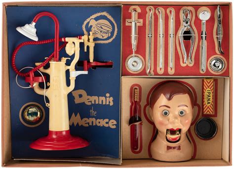 Hakes Pressmans Dennis The Menace Silver Instrument Dentist Kit In Box