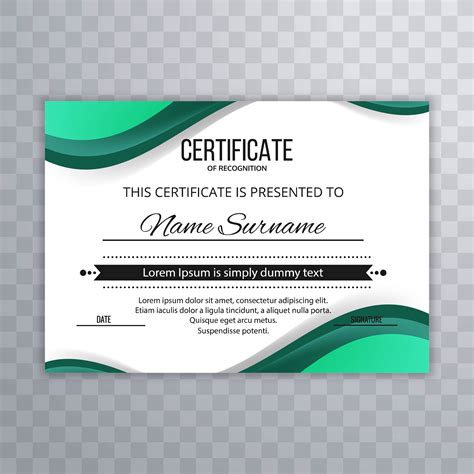 Abstract Creative Certificate Wave Background Vector Art At Vecteezy