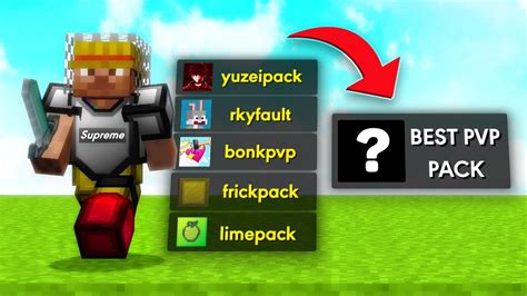 I Combined The 10 Best Pvp Texture Packs Youtube