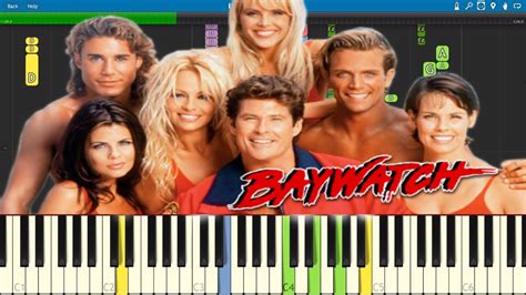 Baywatch Theme Synthesia Piano Cover Youtube