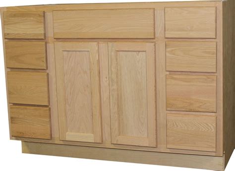 Not just for its practical use but it can also completely change the look and feel of your. 48-Inch X 21-Inch X 34-Inch Unfinished Oak Vanity With ...