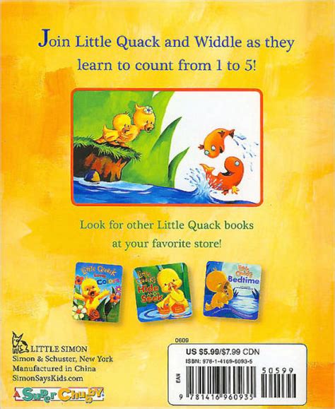 Little Quack Counts By Lauren Thompson Derek Anderson Board Book