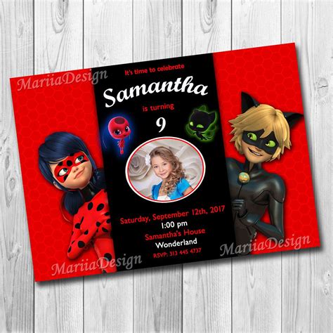 Pin By Yenny Veronica On Ladybug Fabiana Cumple Ladybug Invitations