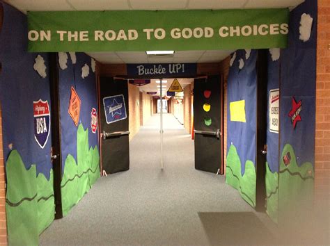 Schultz Elementary Is Transformed Into Highway Usa Road Trip Theme
