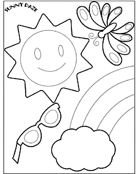 Sunny Coloring Pages Coloring Home