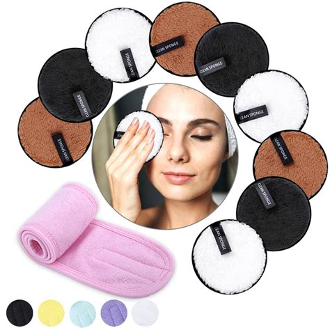 Reusable Cotton Pads Microfiber Makeup Remover Cloth Face Cleansing Pads Eyelash Extensions