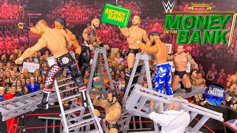 Wwe Money In The Bank Action Figure Ladder Match 2019 Youtube