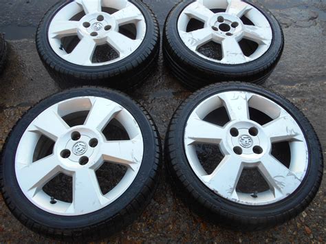 16″ Genuine Vauxhall Corsa Sri Sxi Alloy Wheels Tyres Performance