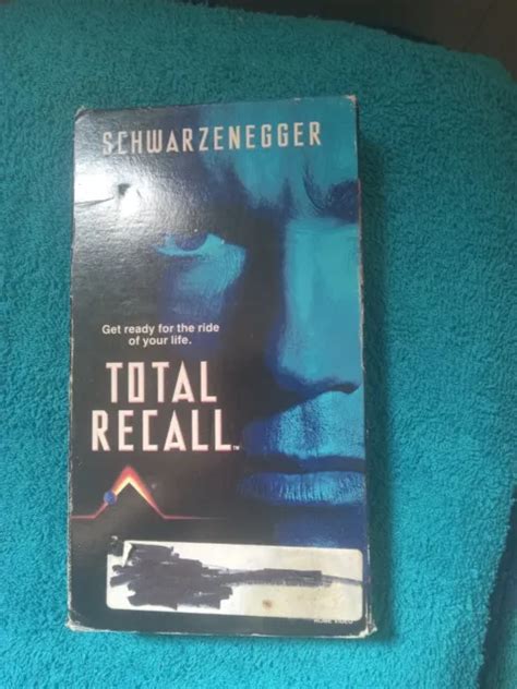 Total Recall Vhs 1990 Arnold Schwarzenegger Movie 500 Picclick