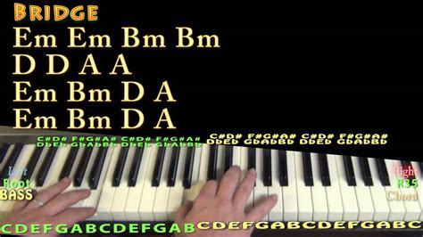 Powerful Major Lazer Piano Lesson Chord Chart Bm G Em D A Youtube
