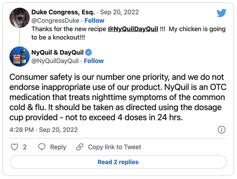 Fdas Warning About Nyquil Chicken Increased Searches
