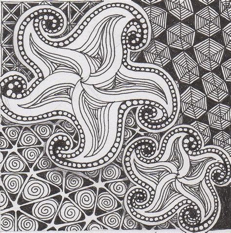 Diva Challenge Fengle Zentangle Drawings Zentangle Designs Zentangle Art