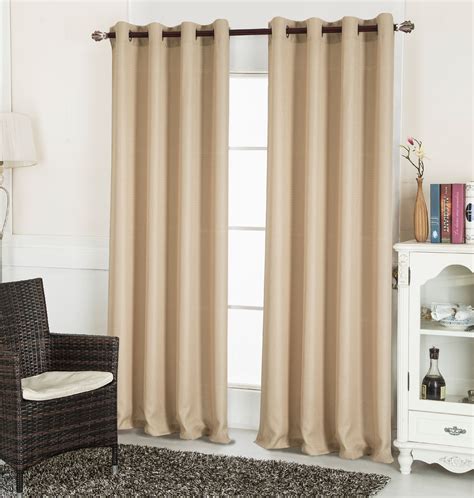 Layne Textured 54 X 90 In Grommet Curtain Panel Gold