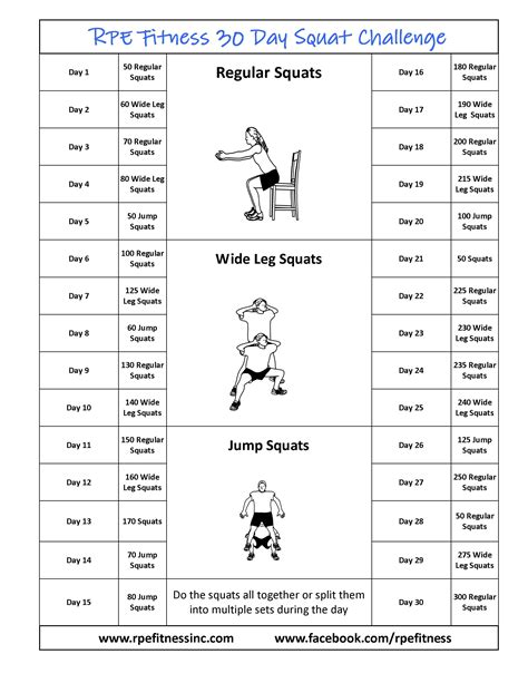 30 Day Squat Challenge! | 30 day squat, 30 day squat challenge, Squat challenge