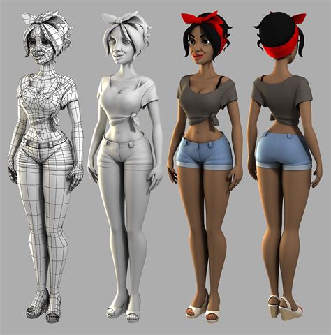 3ds Max Character Creation Character Modeling 3d Model Character