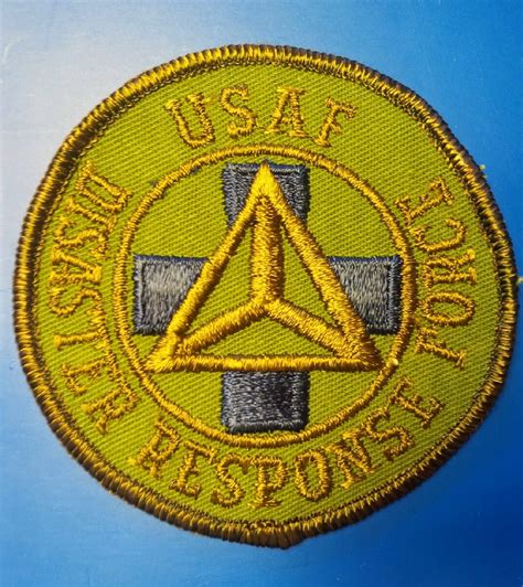 The Usaf Rescue Collection Usaf Disaster Response Force Subdued Patch