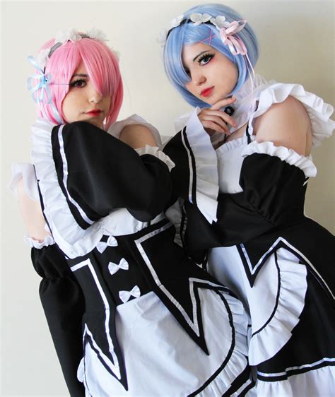 Rem And Ram Re Zero Cosplay By Fellesia On Deviantart