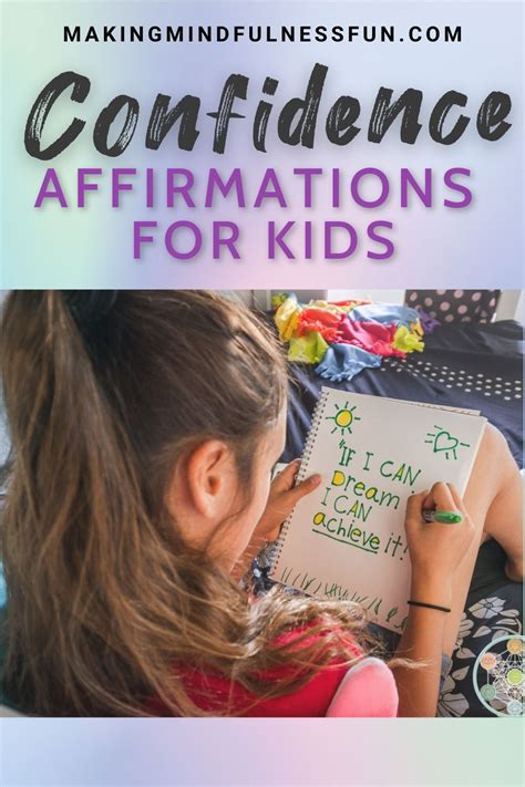 Top 20 Confidence Affirmations For Kids Making Mindfulness Fun
