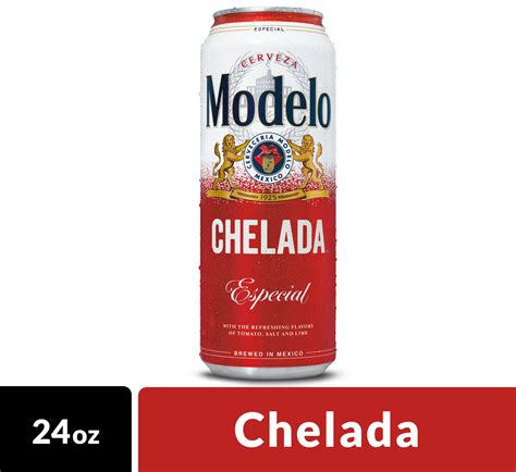 Modelo Chelada Especial Mexican Import Flavored Beer, 24 fl oz Can, 3.5 ...