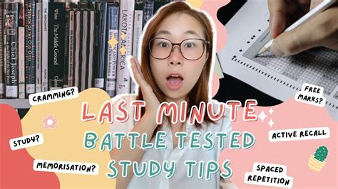 Last Minute Studying Tips To Save Your Grades In 2023 Exam Hacks You