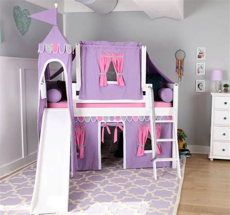 In contrast, those who love the sleek lines and minimalism of the modern look will prefer a metal loft bed. Best Bunk Beds (Design Ideas for Boys & Girls) | Bed with slide, Kids bed with slide, Bunk bed ...
